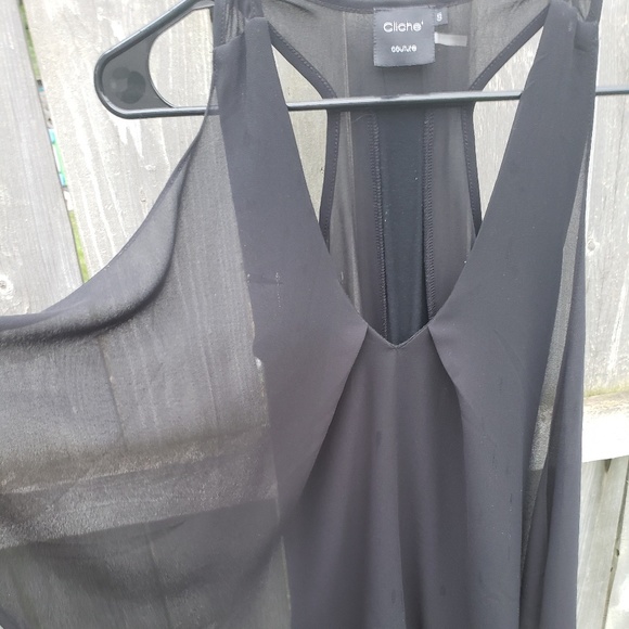 Black Flowy Tank - Picture 2 of 3